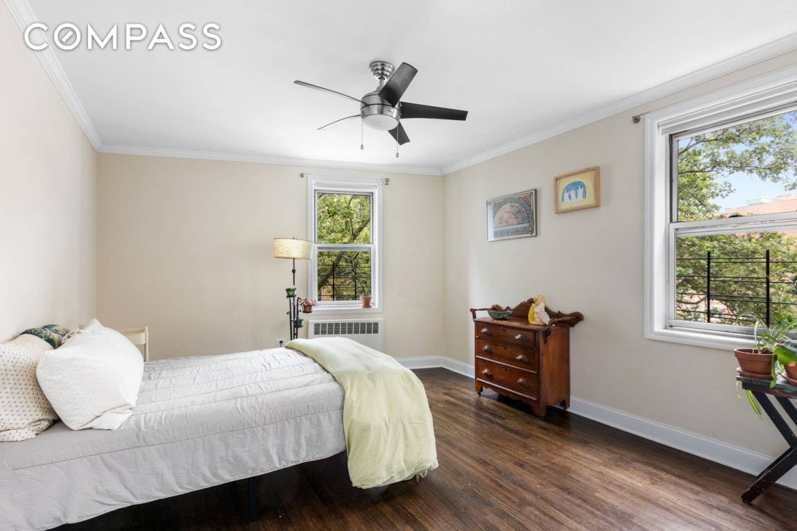 This exquisite 2 bedrooms, 1 bath CO op apartment located on the edge of Windsor Terrace Kensington area in a beautiful elevator building on a quiet tree line block.
