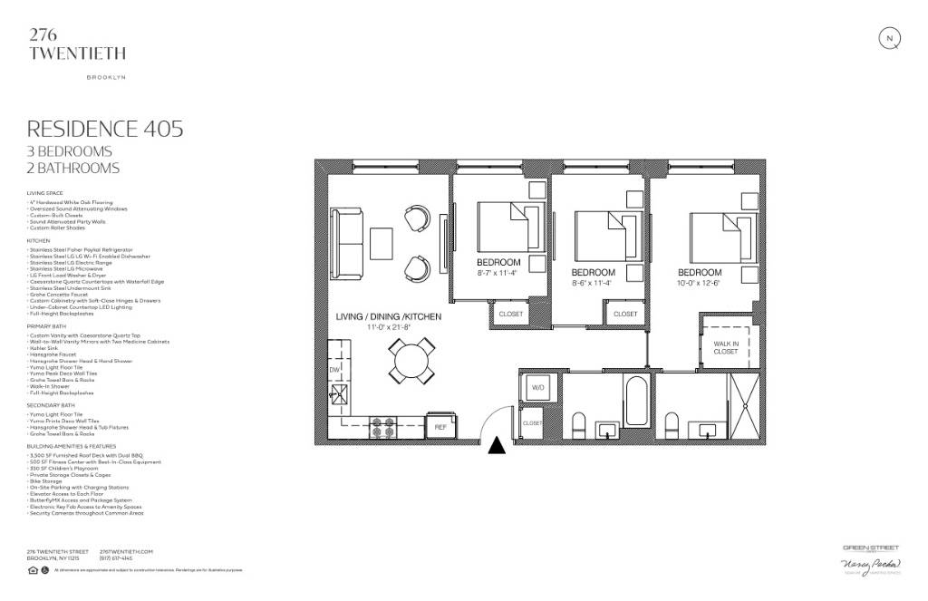 Be one of the first to visit 405, a three bedroom two bath home at 276 Twentieth, Greenwoods newest boutique rental development.