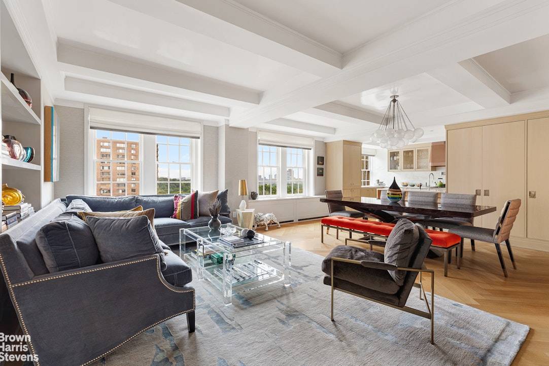 Residence 12E offers the best of pre war condo living on Central Park West A large great room with stunning steeple and park views ; three comfortable bedrooms with southern ...