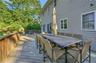 Deck with outdoor dining space