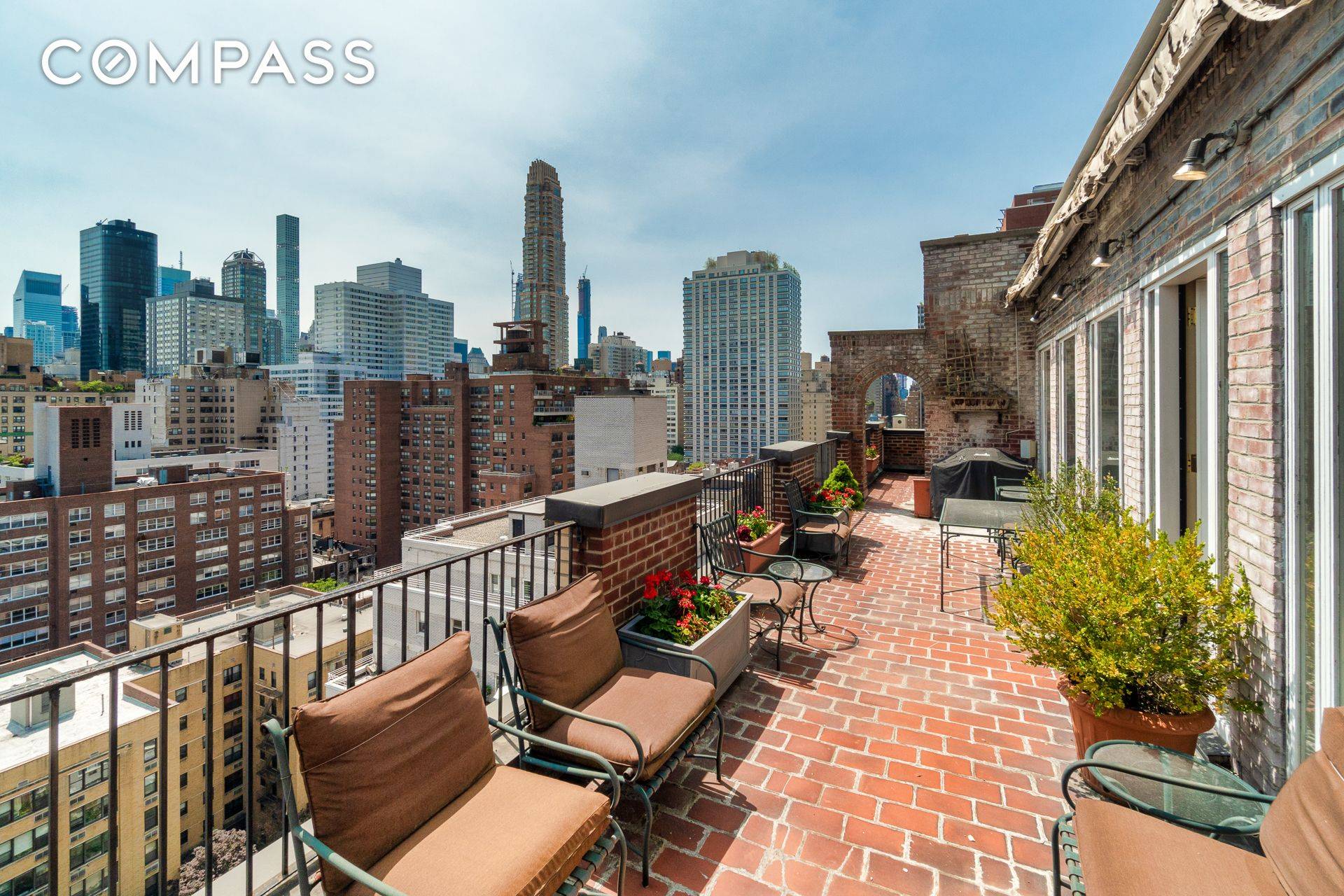 Sanctuary in the Sky A splendid, private, full floor penthouse, sitting atop a fine prewar co op building and wrapped with setback terraces is filled with sunshine and offers dazzling ...