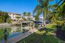 Backyard with 40-foot dock and boat lift