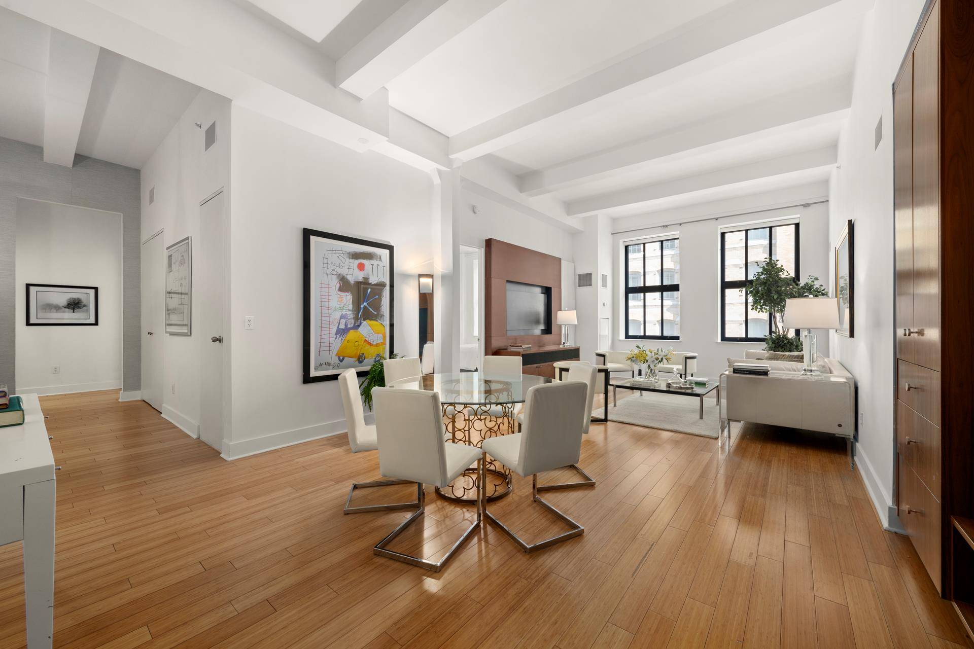 Light, luxury and exquisite living envelope you in this stunning 3 Bedroom, 4 Bathroom loft with 2, 461 square feet at 415 Greenwich Street, one of Tribeca's premier full service ...