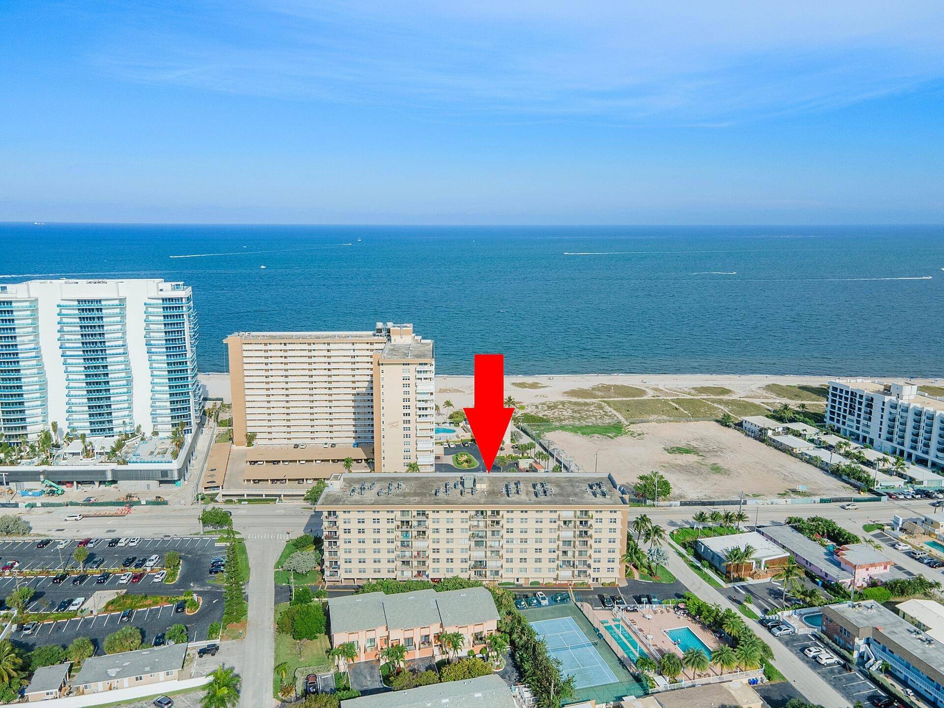 East facing condo with beautiful ocean views from every room !
