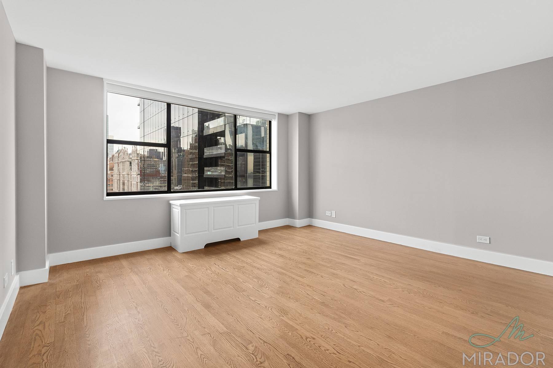 Gorgeous, high floor studio with sweeping skyline views available December 1st.