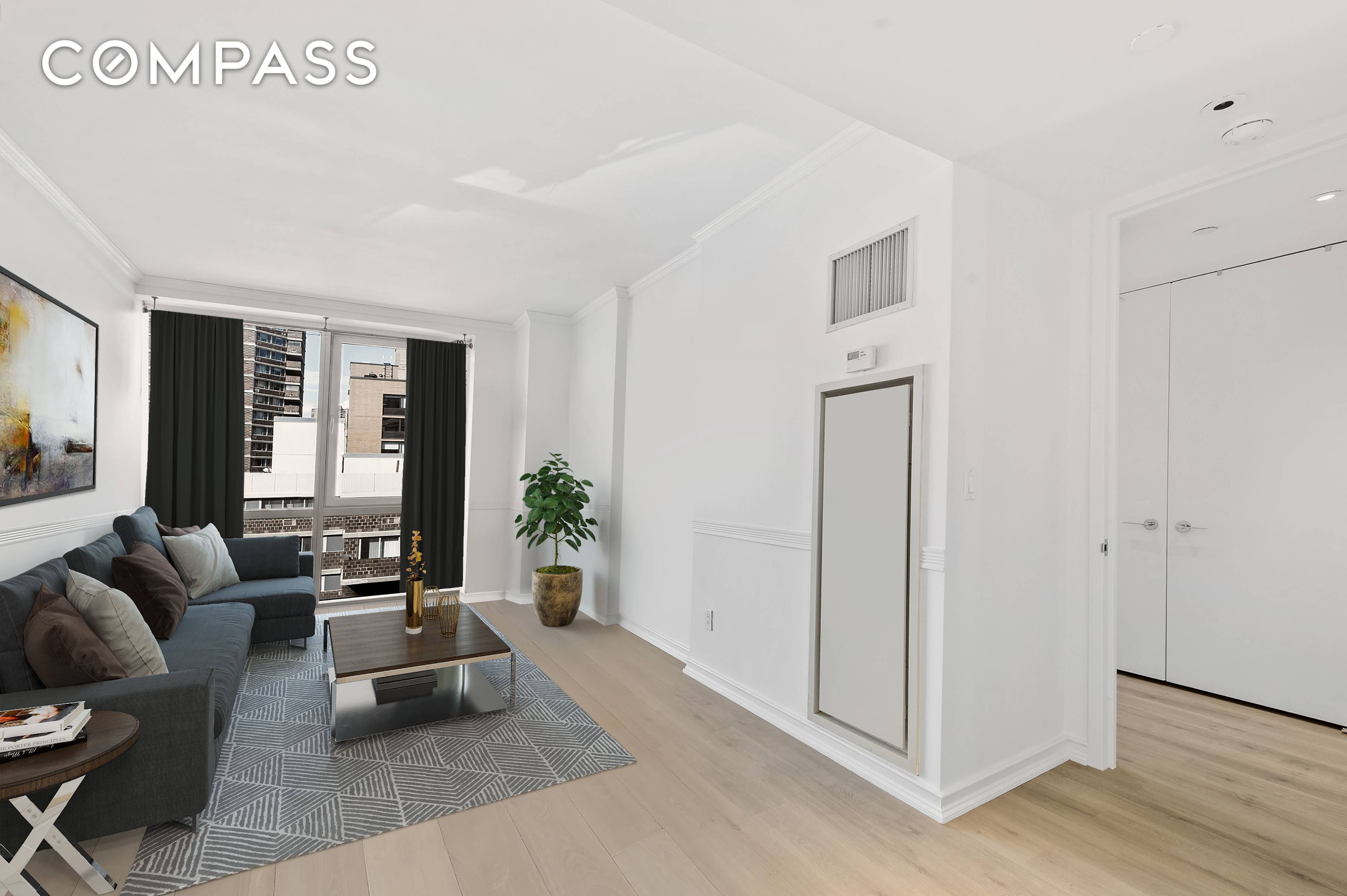 Welcome to the one of the most detailed and sophisticated one bedroom designer homes available throughout Gramercy, unit 11F at The Gramercy Stark.