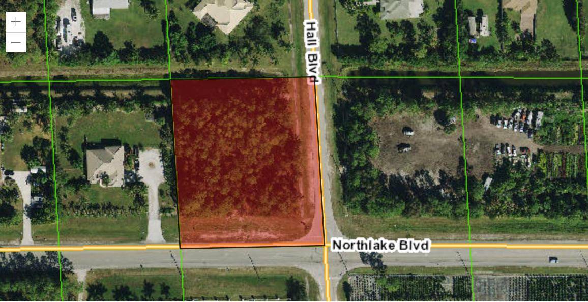 The possibilities are endless with this corner lot directly on Northlake Blvd.