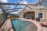 Spacious screened lanai designed for Florida outdoor living.