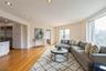 Family room off of the kitchen