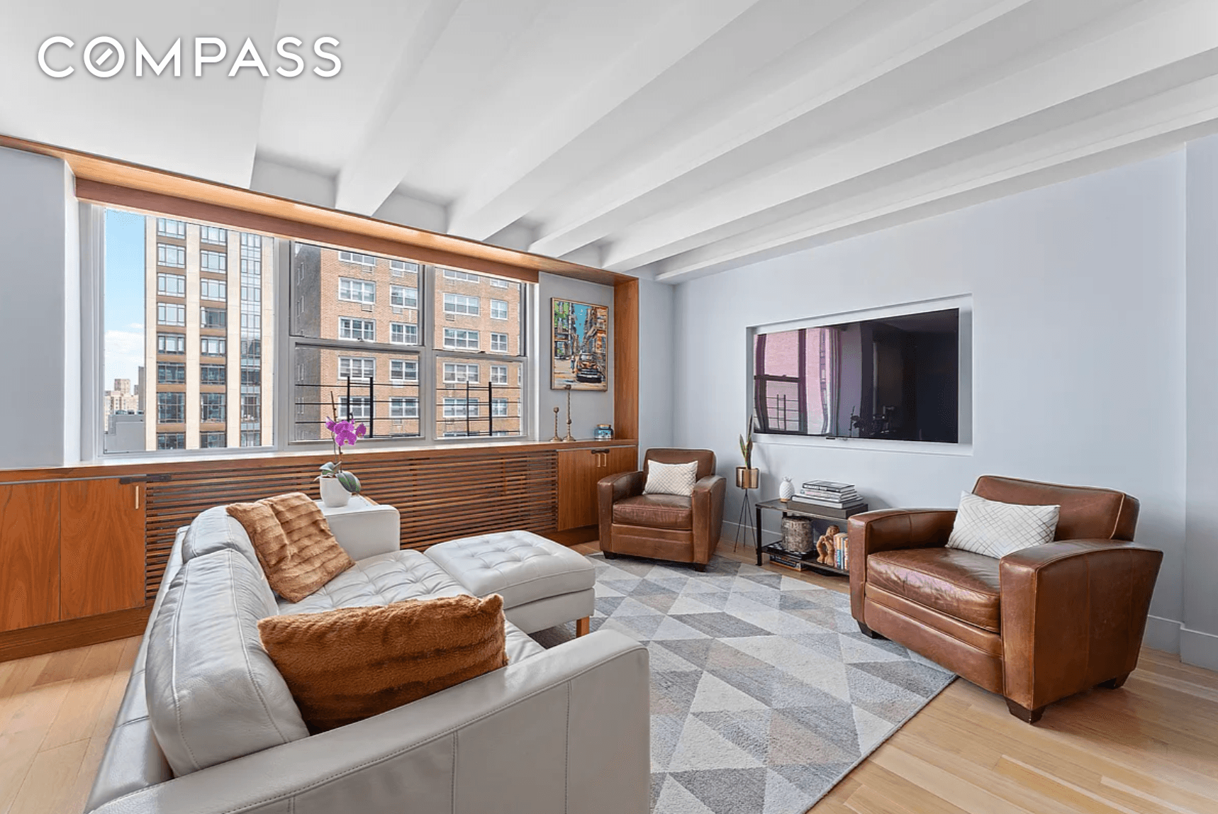 Located in the coveted Gramercy Park neighborhood, this three bedroom, two bathroom home offers a rare opportunity to live with exclusive Key access to Gramercy Park.