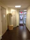 Hall with a drop ceiling