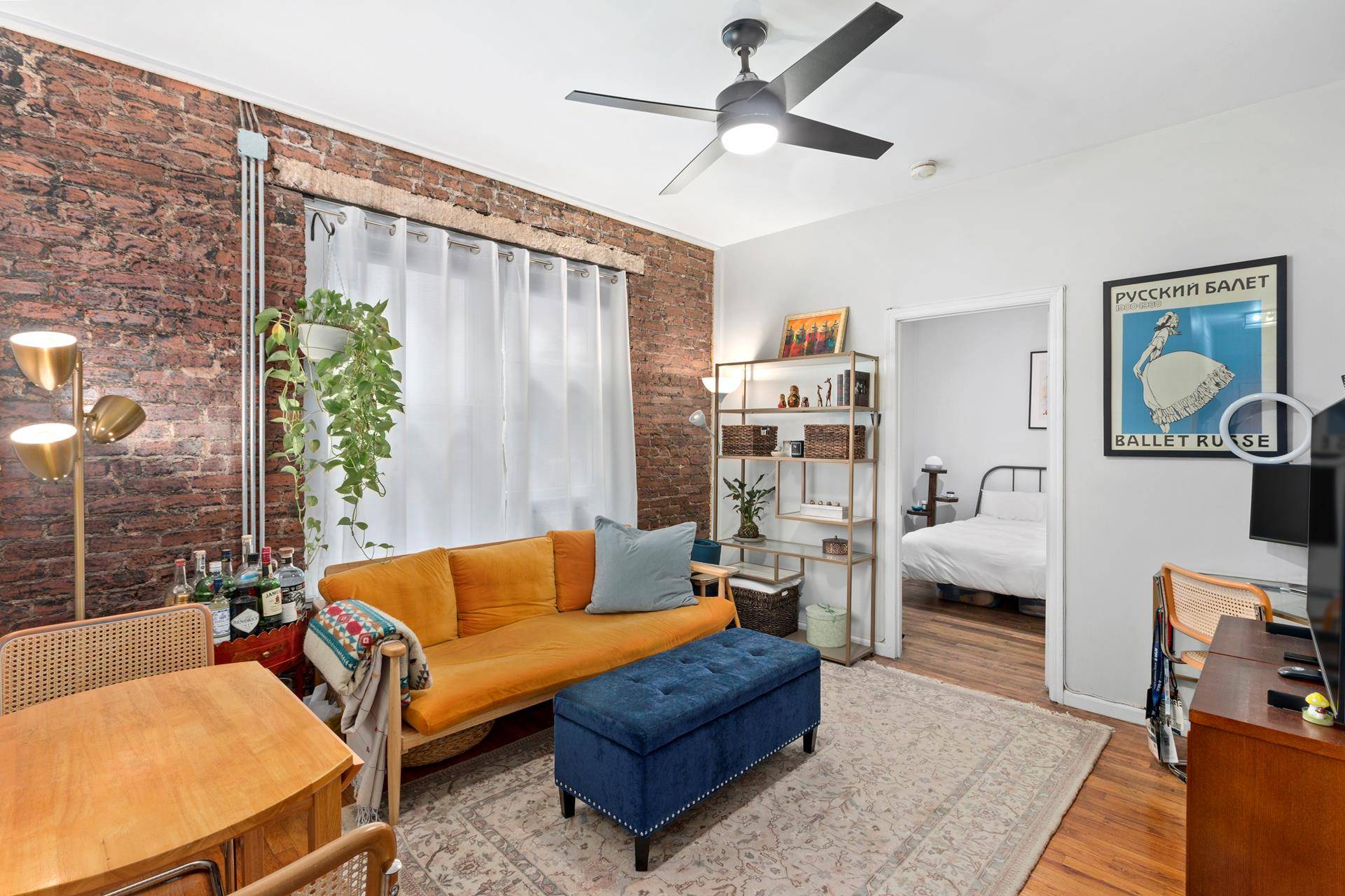 Sleek and stylish define this One Bedroom Coop in super cool Crown Heights.