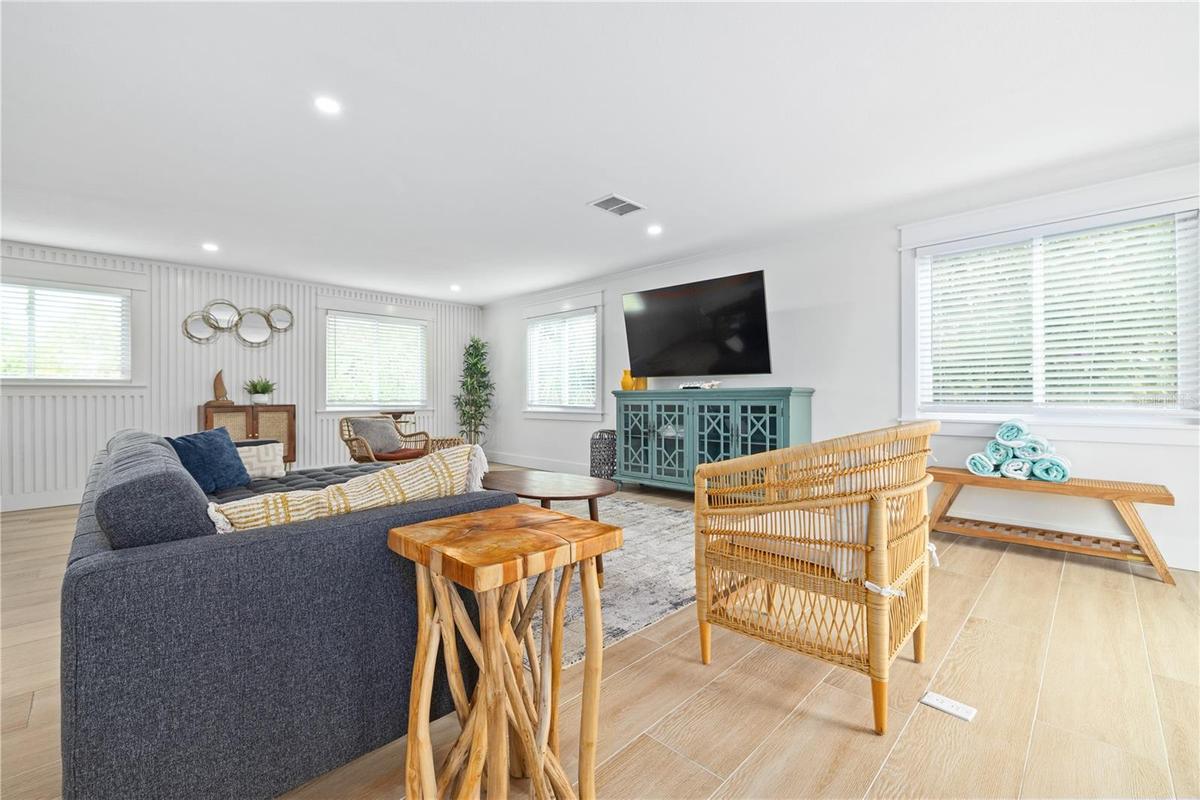 living area with natural lighting