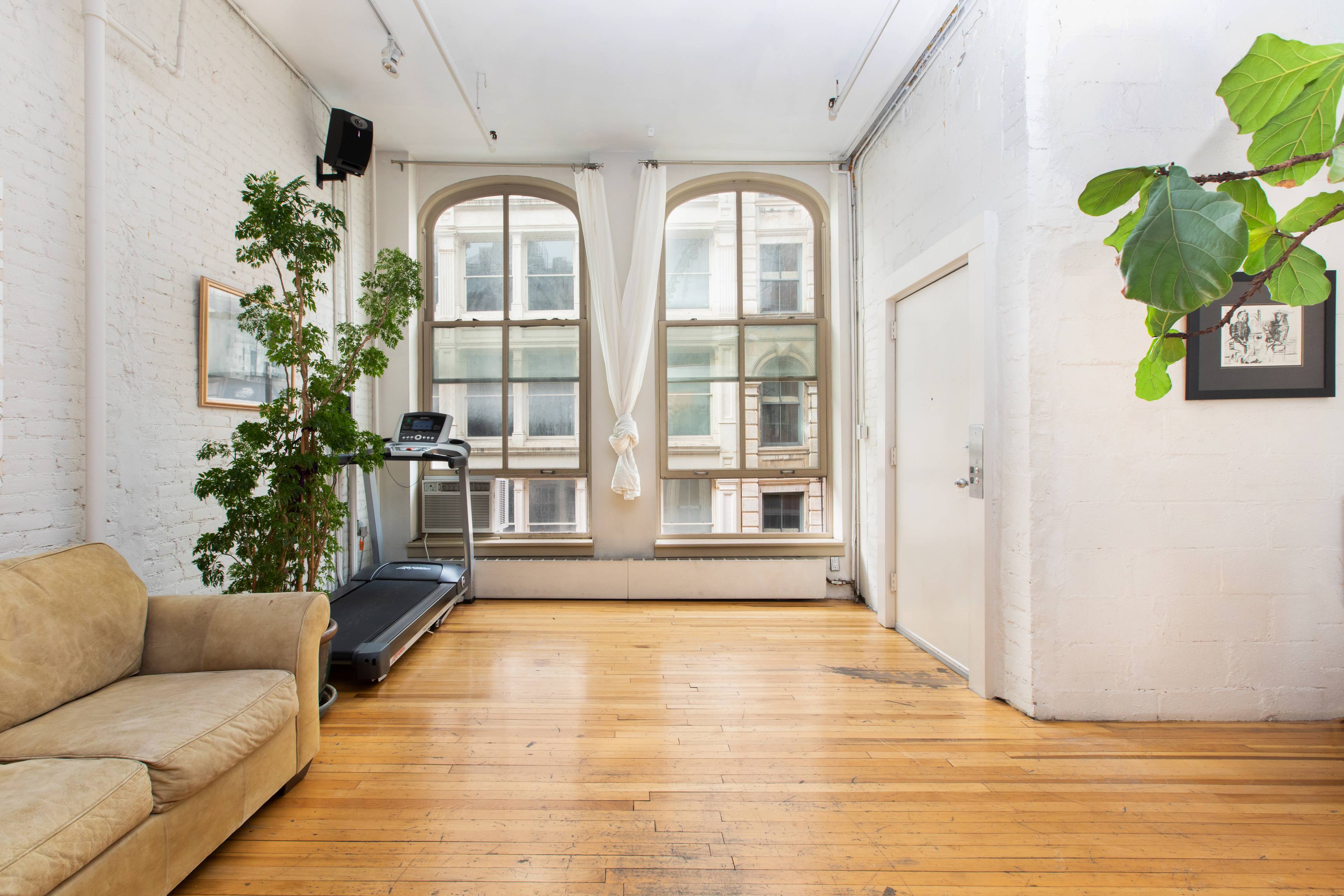 Rare opportunity to combine 2 authentic artist lofts located in a boutique 1915 Cast Iron building, in the heart of Soho, on magical cobblestone street Mercer Street.