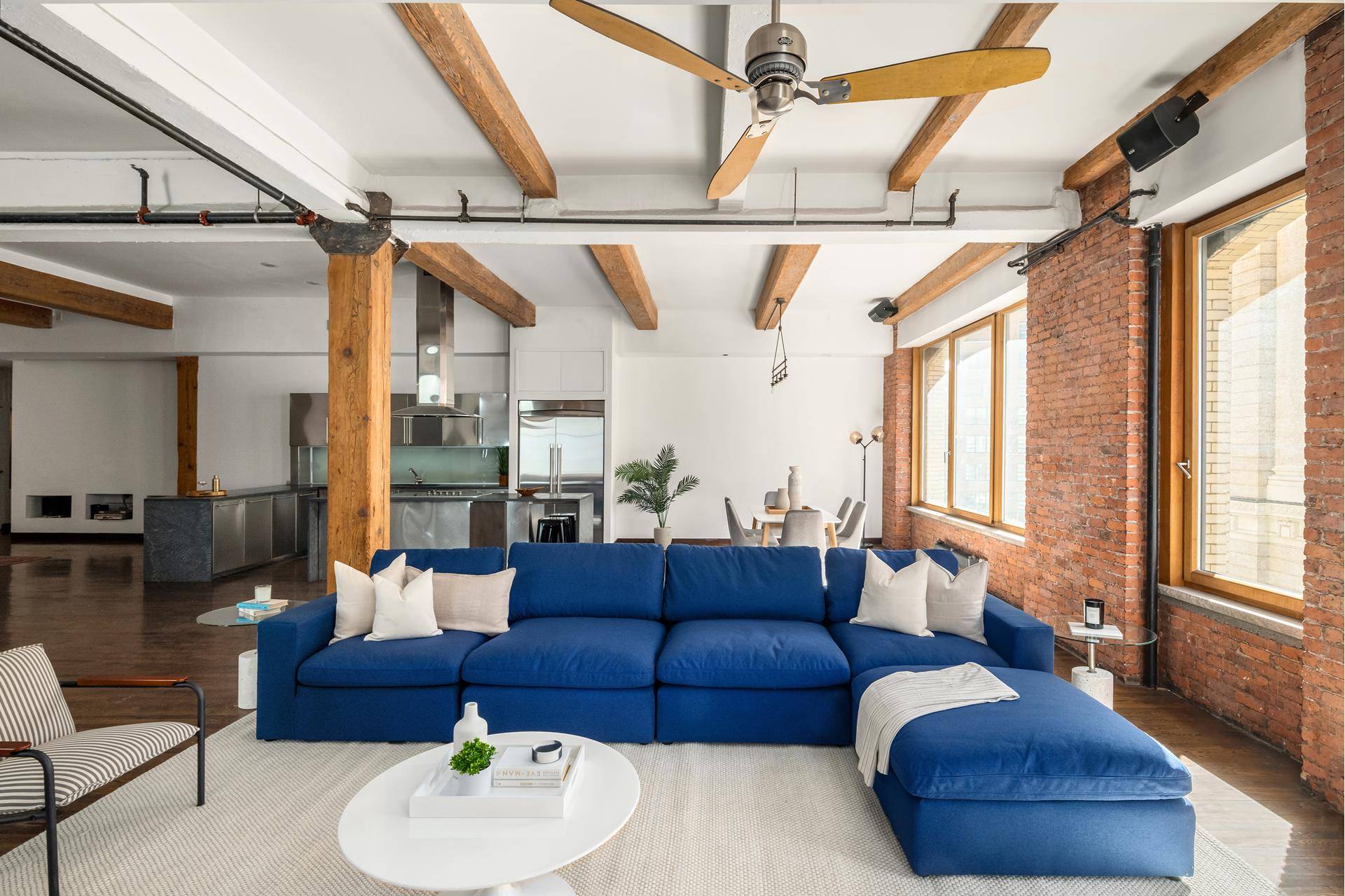 Your breathtaking, contemporary Soho loft awaits in this corner lot that can easily be converted into a sophisticated two bedroom ideally located between Spring and Broome Streets.