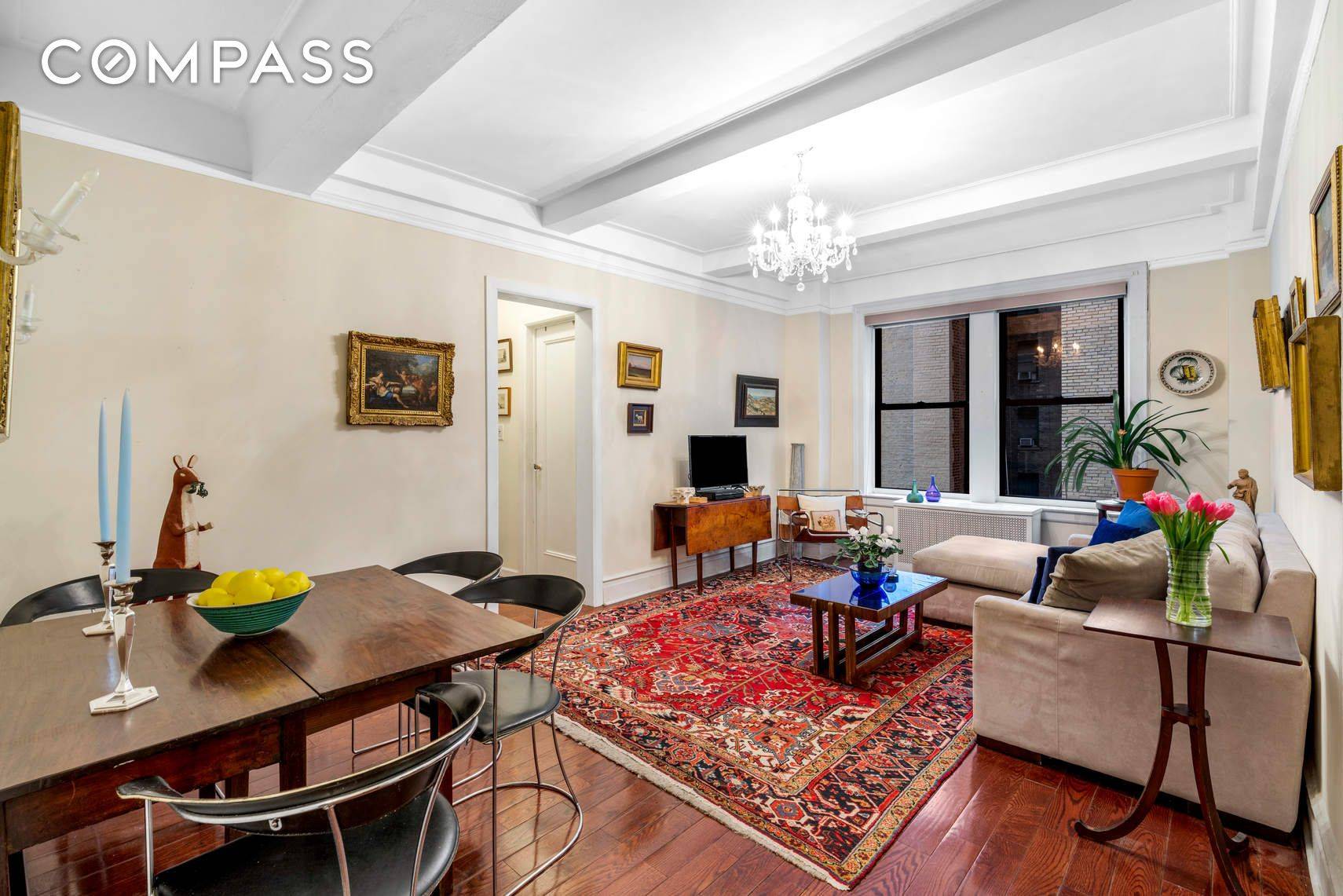 Sophisticated One Bedroom Pre War Co op in Carnegie Hill Situated on a tree lined block, just off Park Avenue, apartment 2D is a spacious south facing one bedroom with ...
