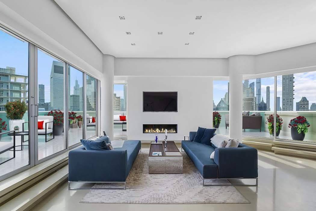Introducing the exquisite Penthouse 2, a duplex condominium situated atop the prestigious Savoy on the Upper East Side, spanning the 42nd and 43rd floors designed by acclaimed interior decorator Sophie ...