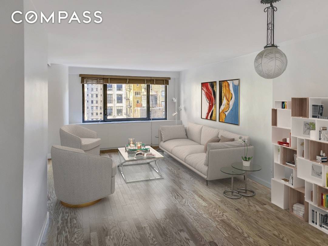 An oversized one bedroom junior 4 apartment located at 10 West 66th Street, one of the top, full service cooperatives on the Upper West Side and Lincoln Square.