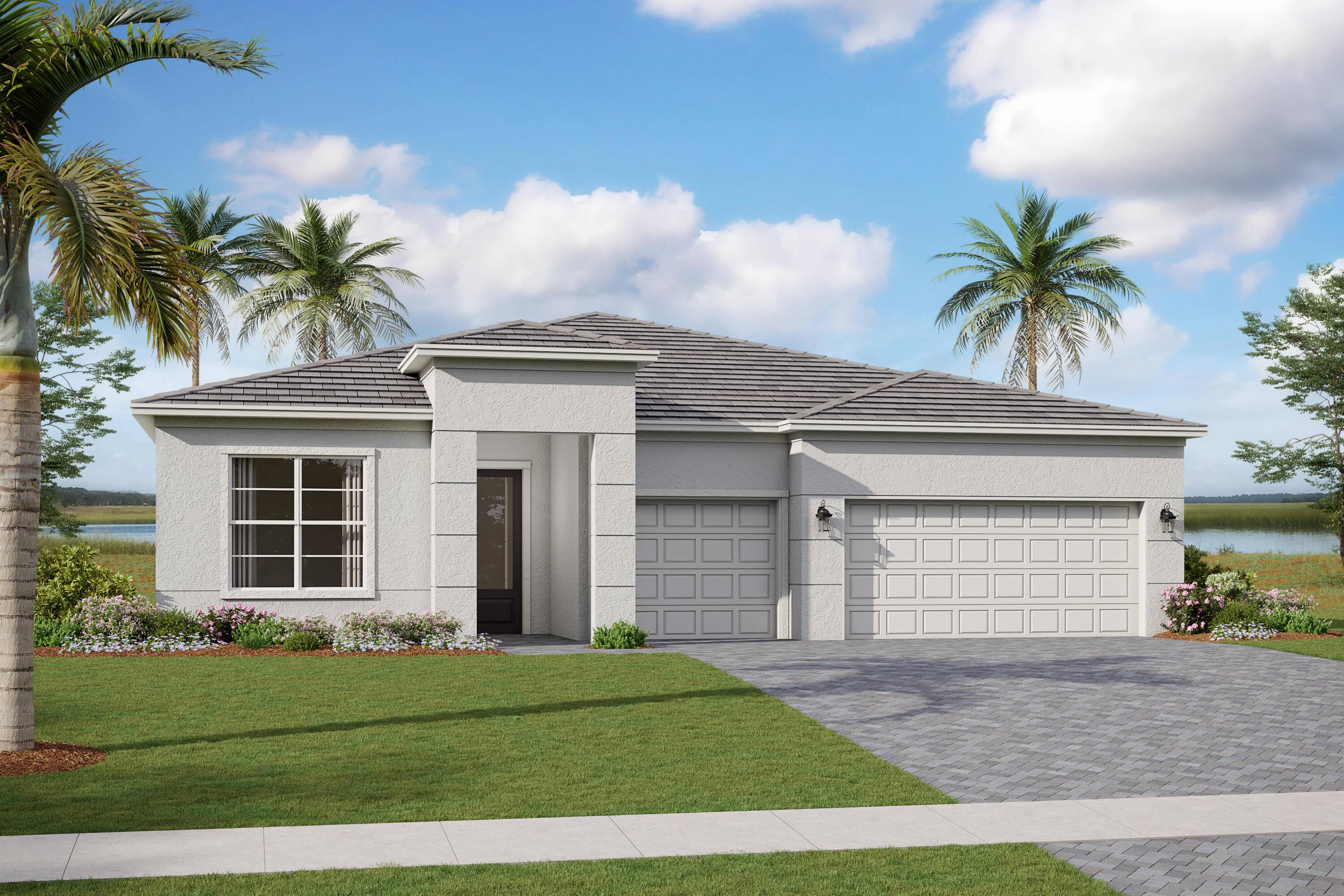 The Harbor floorplan has expansive living spaces including 3 bed and baths, a dining and great room for entertaining, a beautiful gourmet kitchen, a study with French doors and a ...