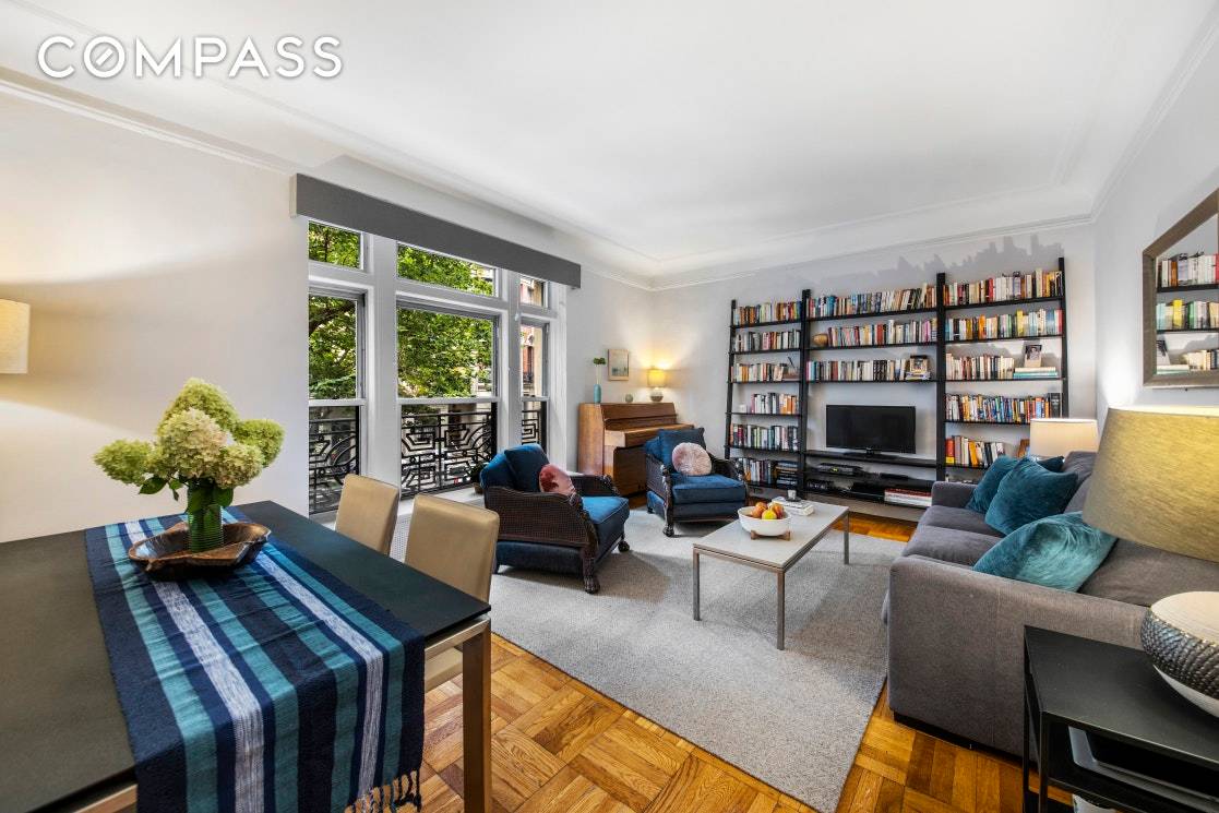 Delightful and rare pre war condo 2 bedroom apartment, located on a charming tree lined Riverside Park side street is available in move in condition.
