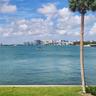 The view from the living room window and lanai, out over Sarasota Bay and the Ringling Causeway