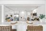 view from the snack bar into the kitchen