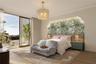 One of three beautifully appointed guest suites, offering a refine and private retreat for visiting guests.