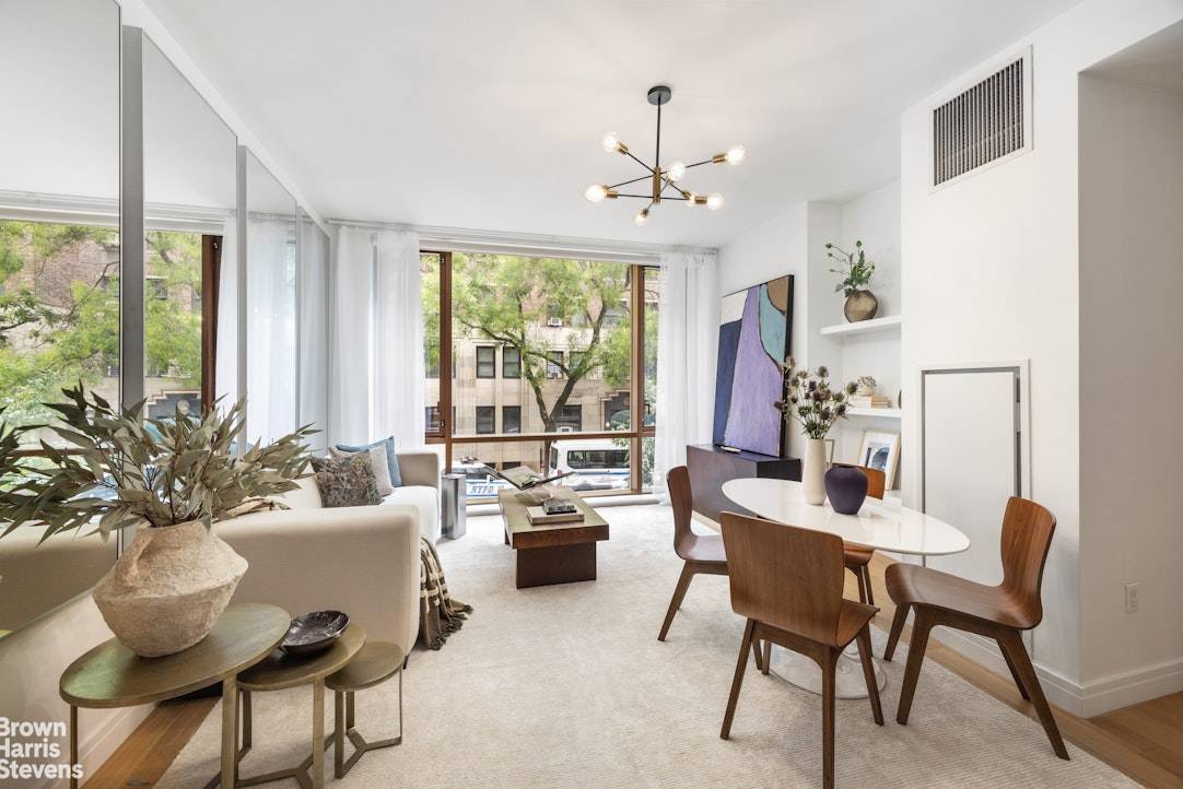 Residence 23 is a mint condition North facing split 2 bedroom, 2 bathroom condominium with a washer amp ; dryer in unit !