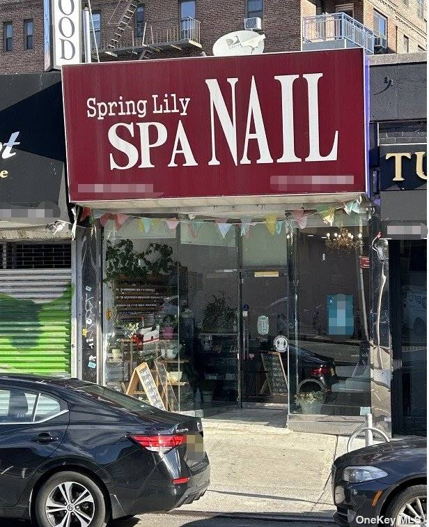 Nail business 1FL amp ; Bsmt for sale in busy area of Forest Hills.