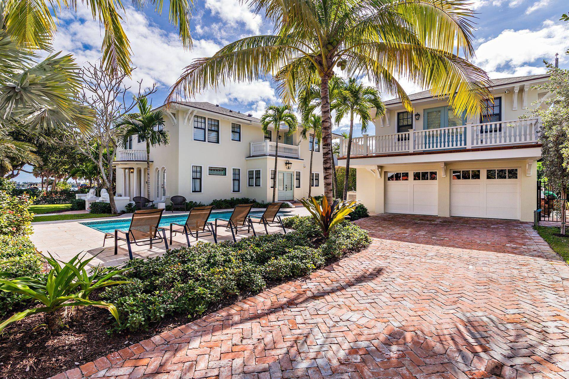 Enjoy breathtaking unobstructed Intracoastal views from this coveted Prospect Park residence.