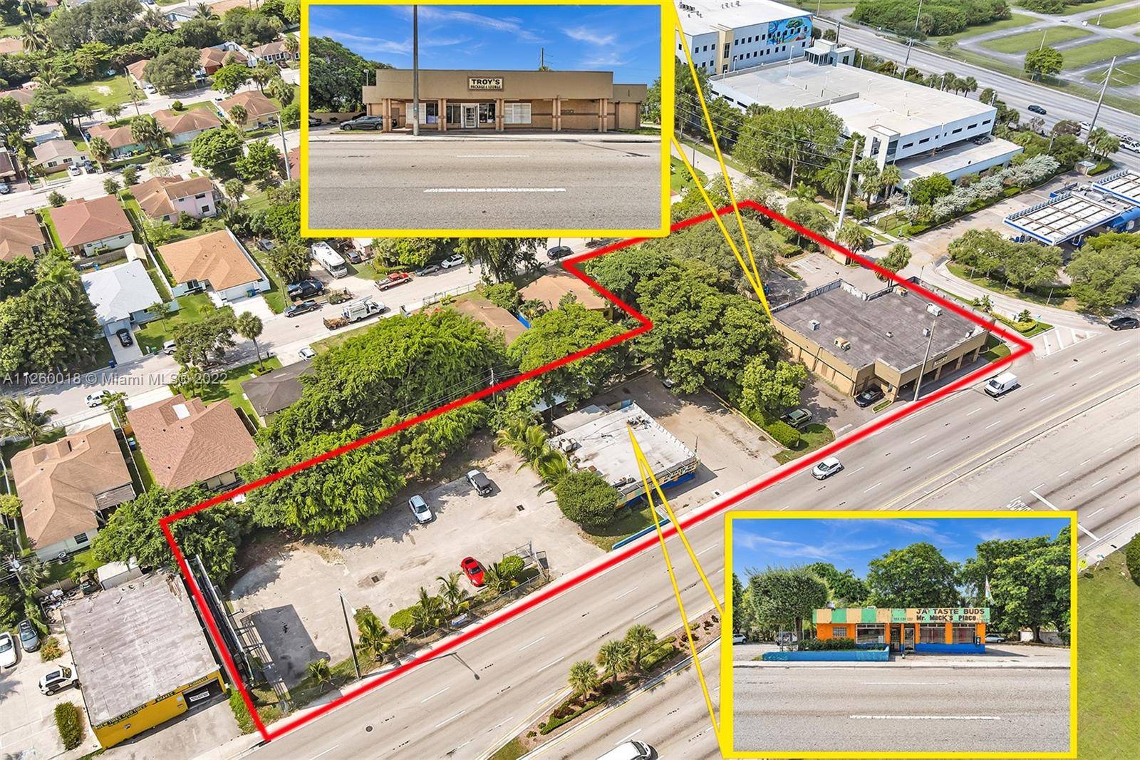JUST REDUCED ! ! Prime commercial real estate property in Broward County less than a block away from the Sunrise Swap Shop.