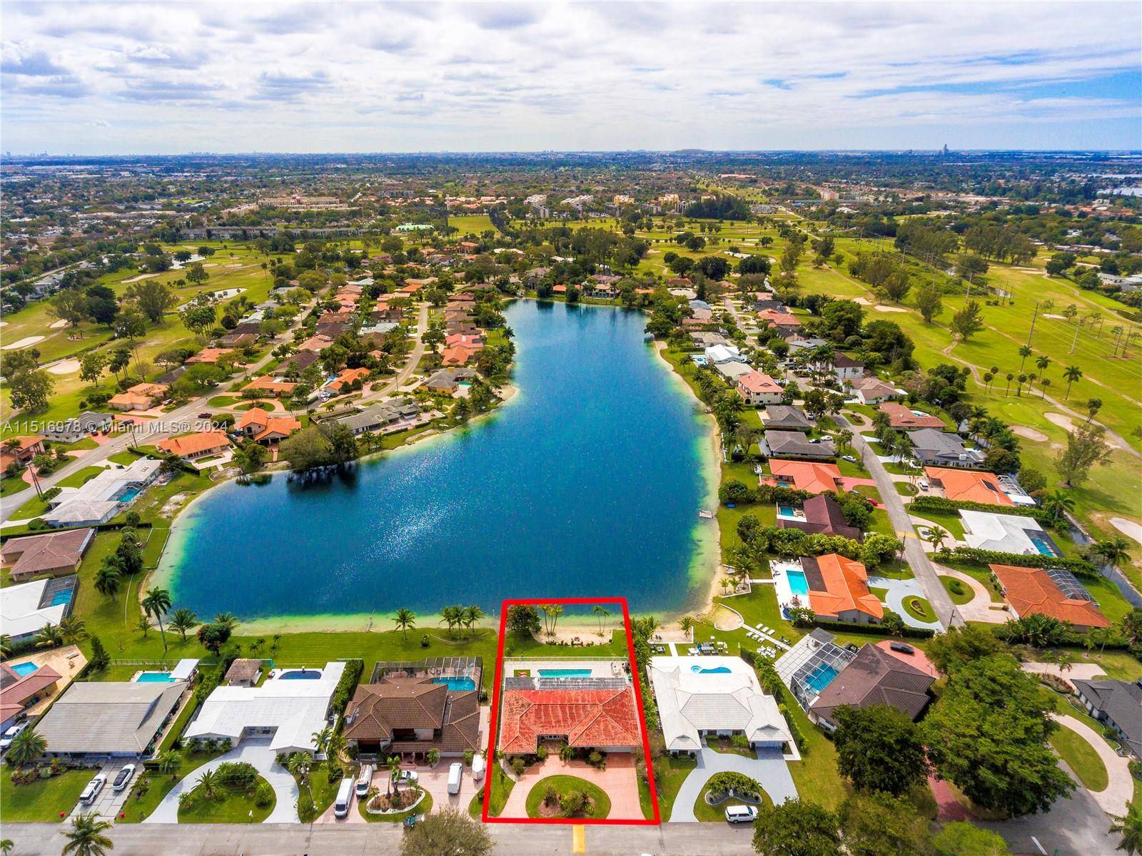 Stunning home located within the Country Club of Miami, a gated community with 24 hours of security.