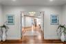 Private elevator foyer — double doors into unit