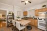 Virtually staged kitchen