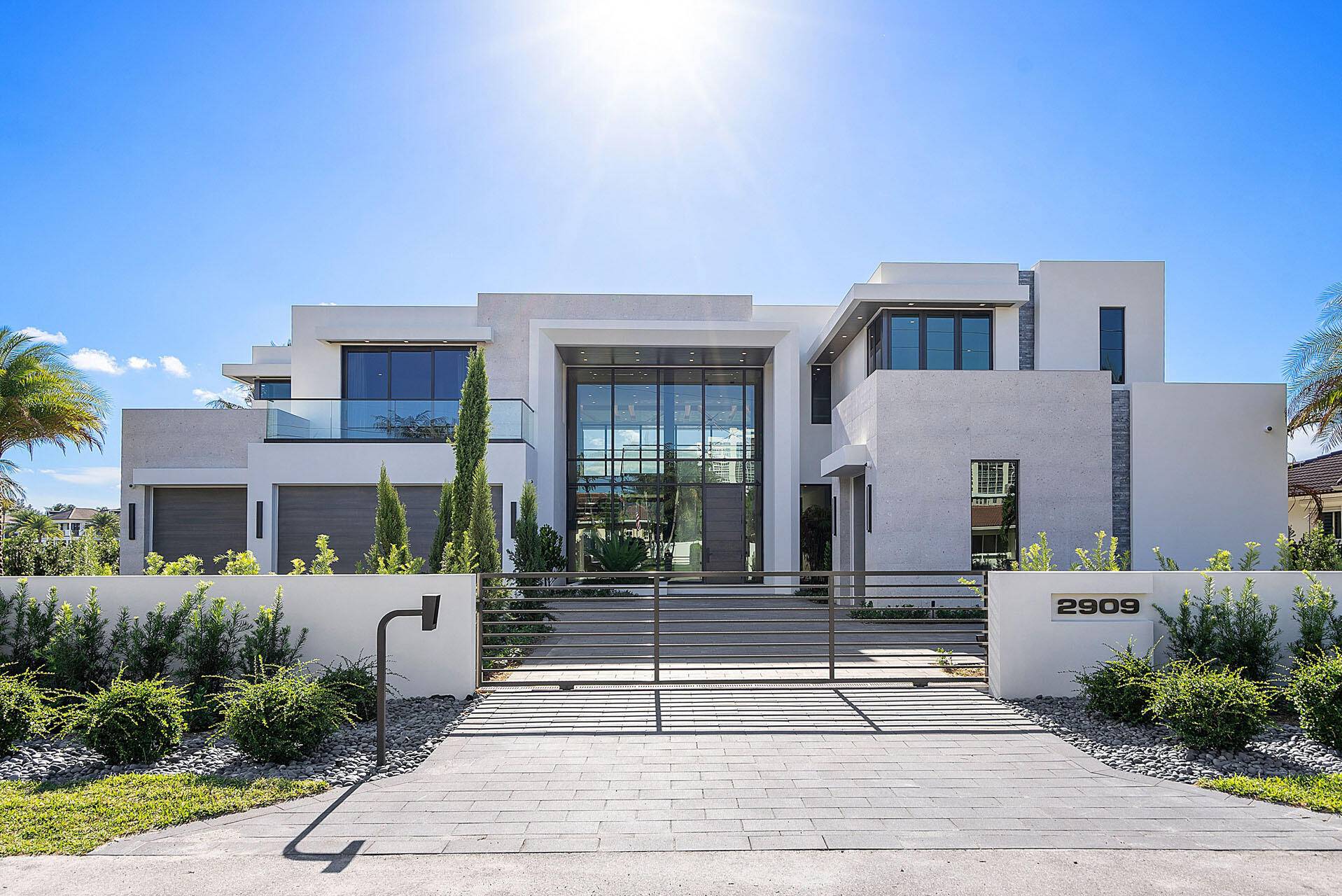 Stunning new construction by JH Norman Construction Brenner Architecture Group, located in the sought after estate section of Spanish River Road just minutes from incredible beaches.