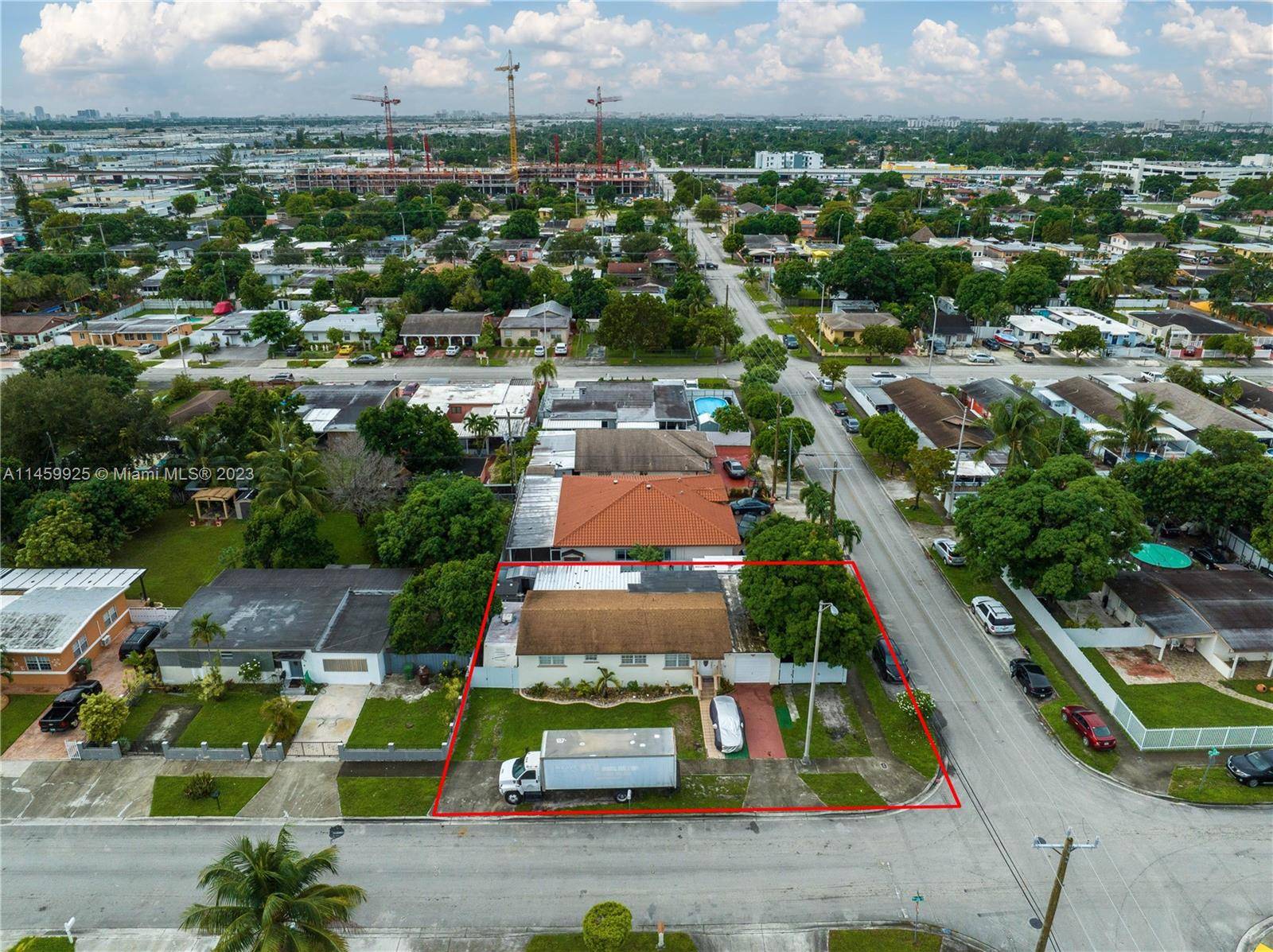 Corner Lot Development Opportunity in The City of Hialeah home located within T.