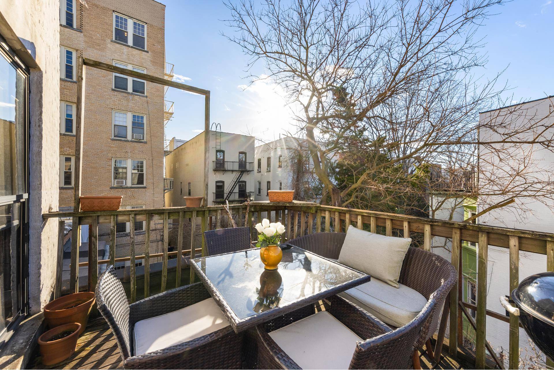Spacious, sunny and bright best describes apartment two at 120 Prospect Park West.