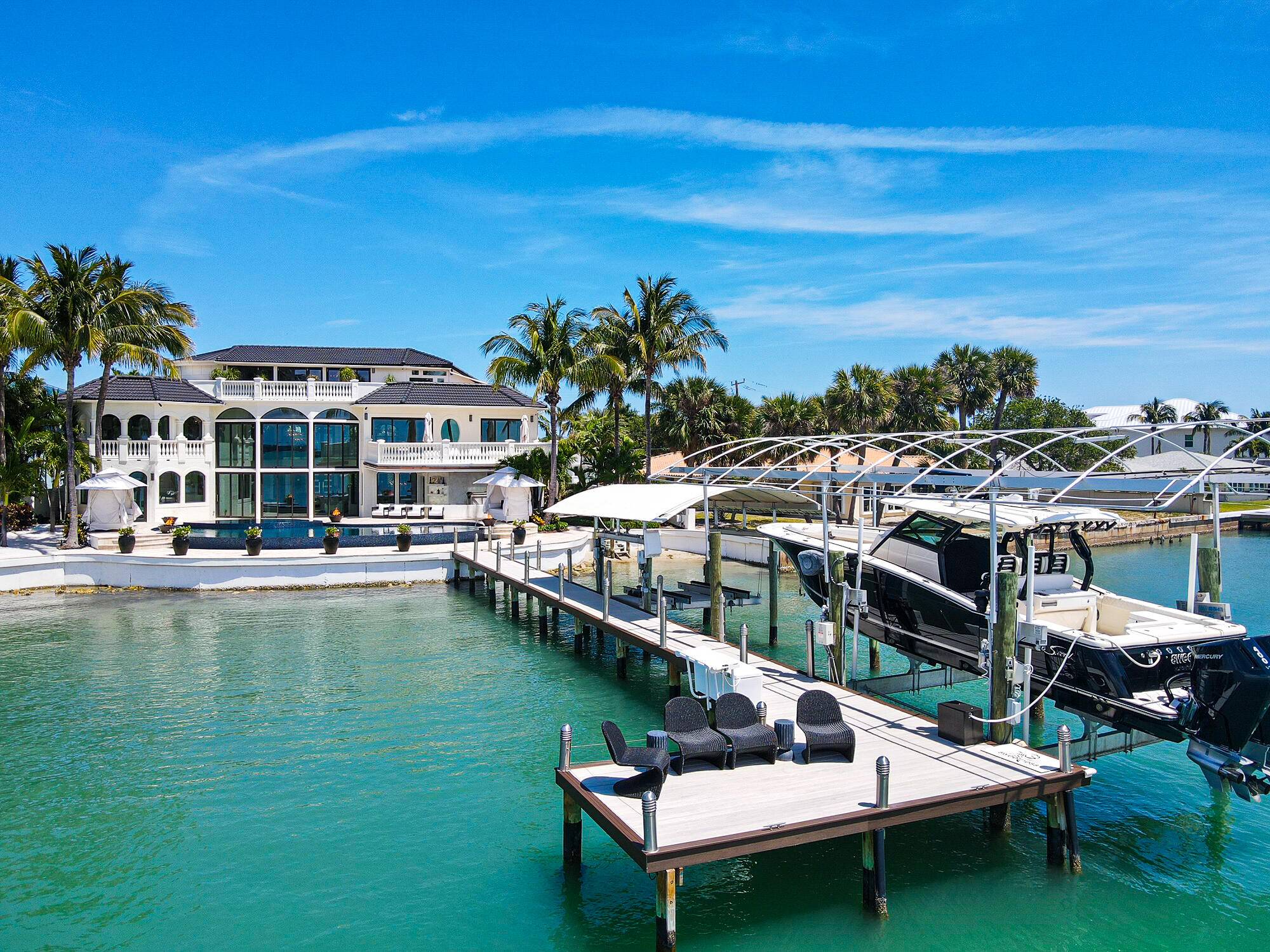 Incredible luxury matched with crystal clear water awaits on Hutchinson Island.