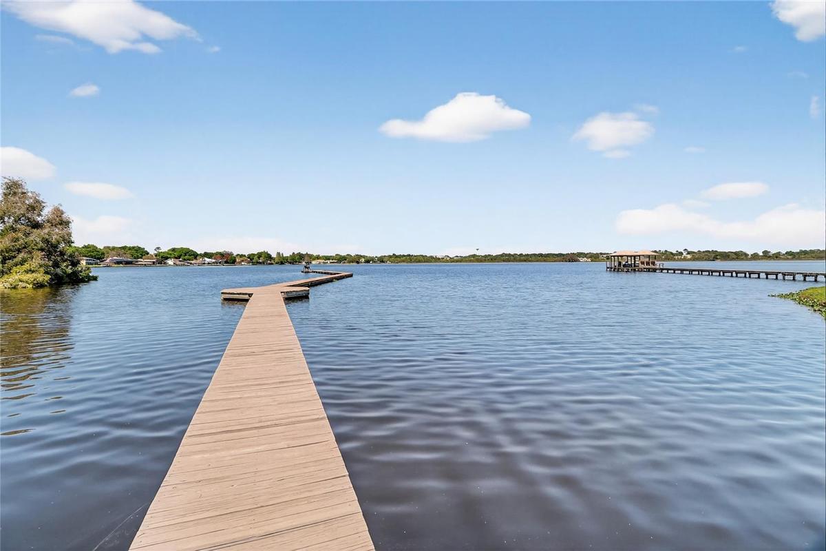 Perfect spot for fishing and enjoying lake views