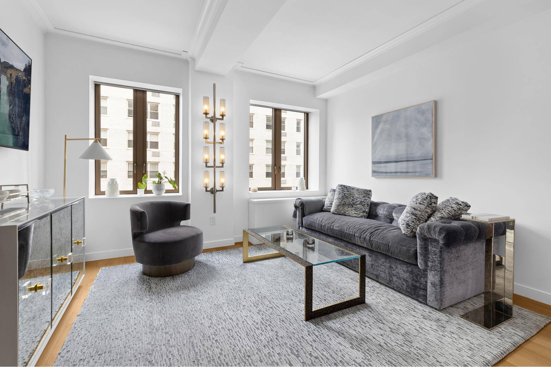 Rarely available south facing one bedroom at the coveted Gramercy Square condominium.
