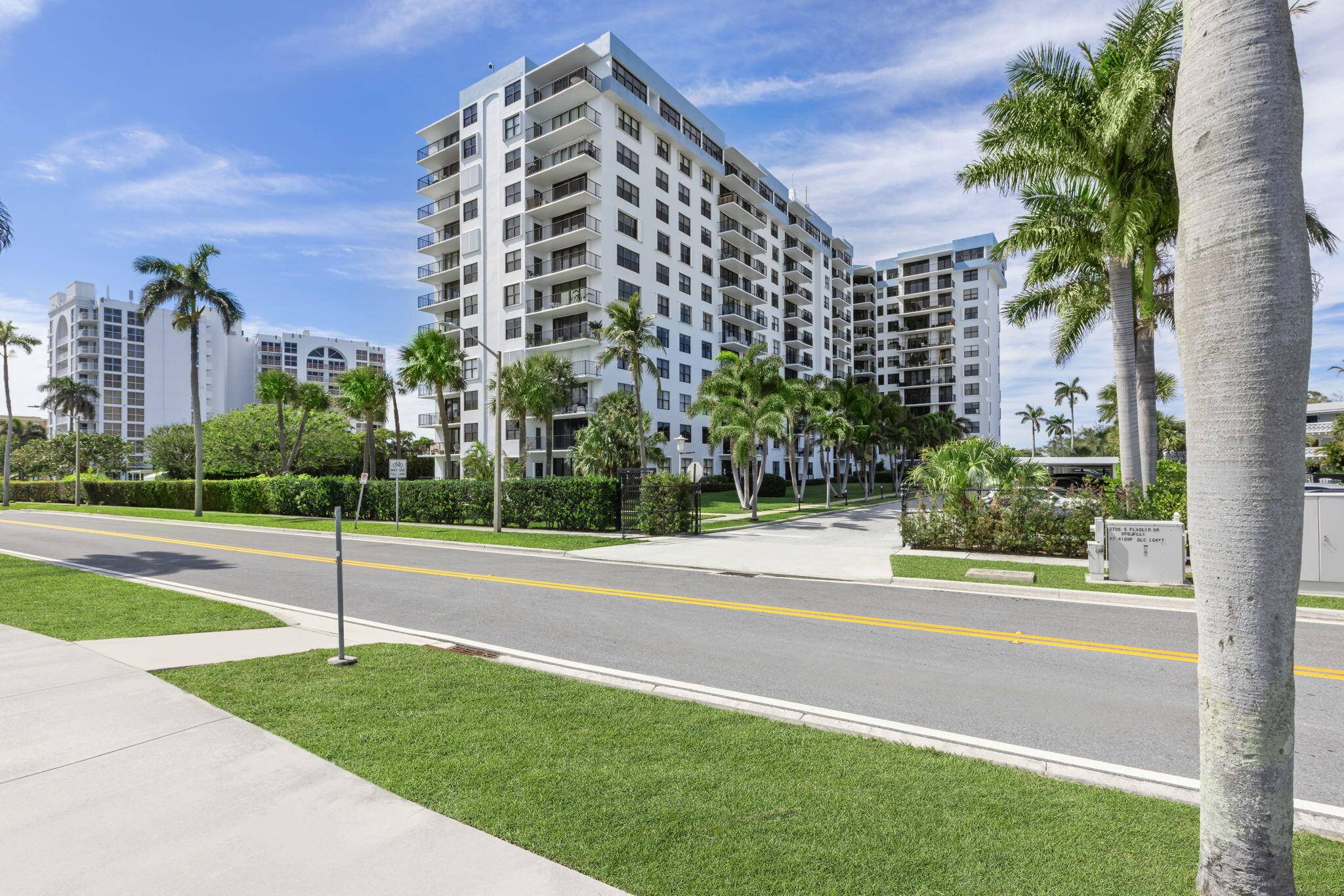 Bright and spacious one bedroom, one and a half bathroom home in the full service Portofino South Condominium located directly on the Intracoastal waterfront.
