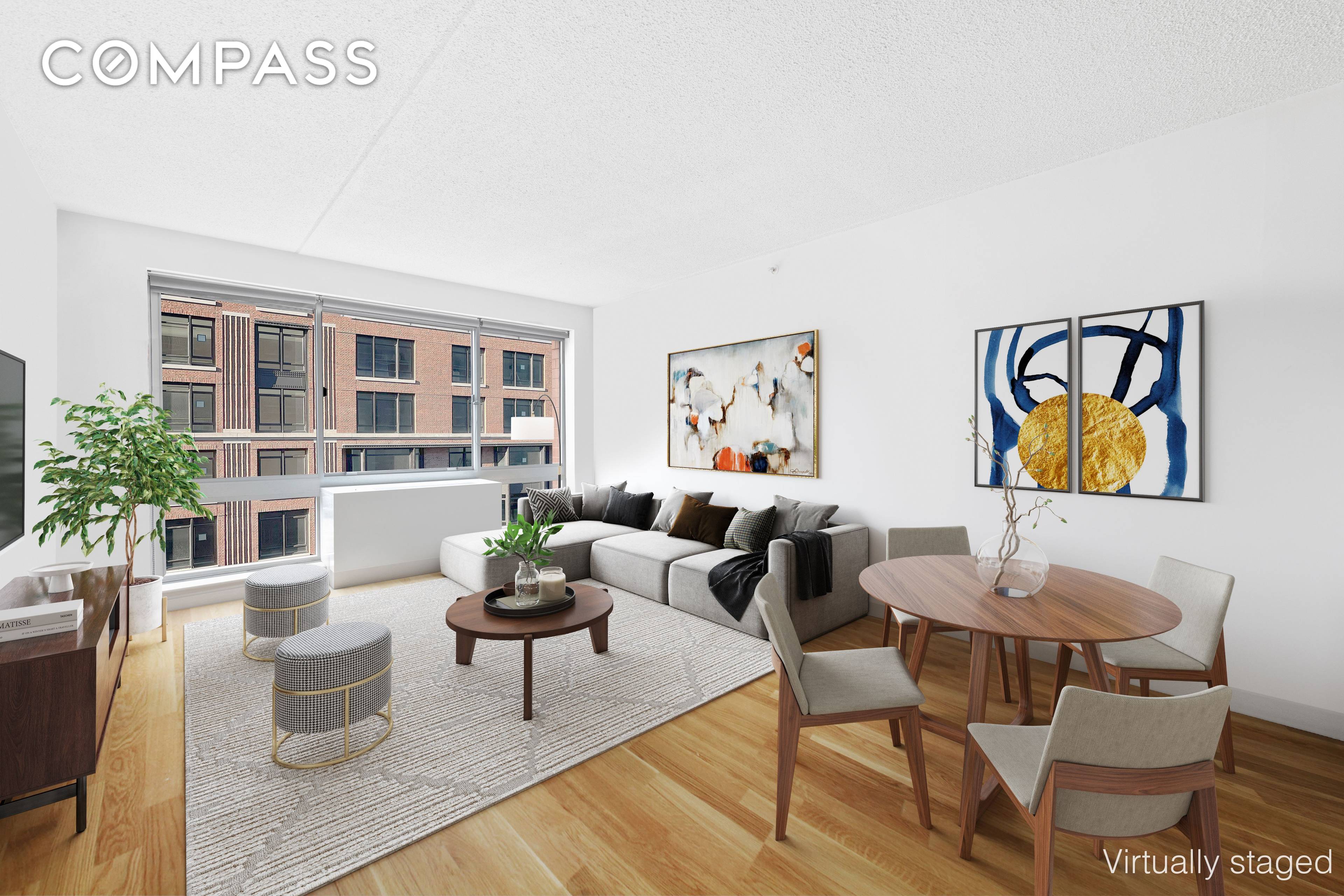 This spacious, sun filled residence is situated in West Chelsea s beautiful gallery district.