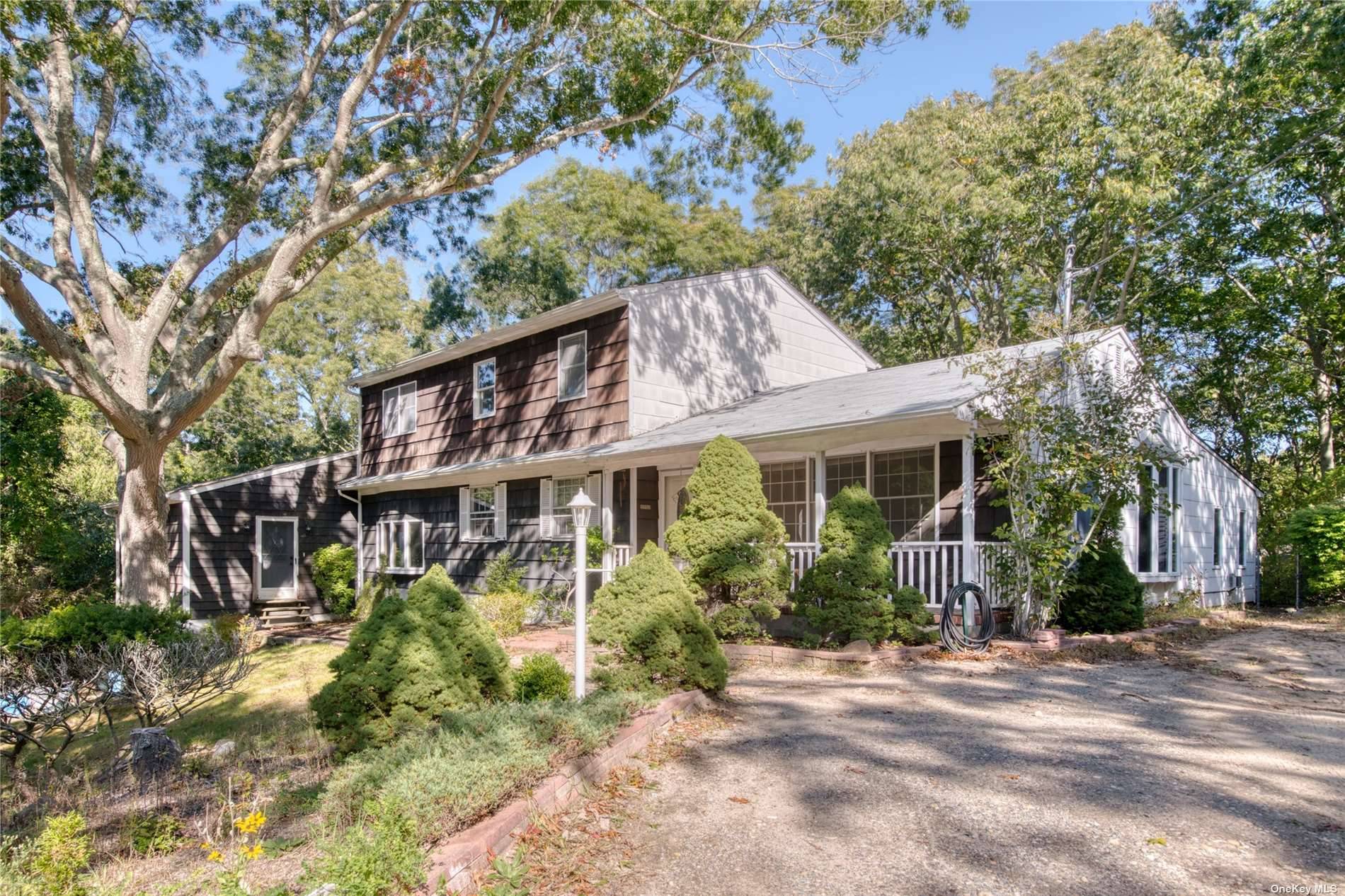 Opportunity knocks to renovate and transform this 2780 sq ft Sag Harbor country home into a Hamptons gem.