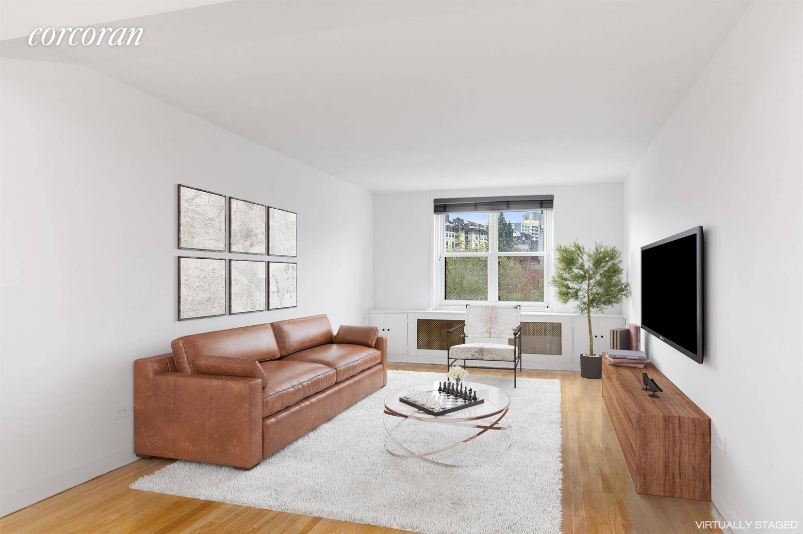 Nestled between Nolita and Soho, located on the 5th floor of a boutique cooperative, this gorgeous one bedroom offers north eastern exposures with Empire State Building and tree views.
