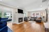Hardwood flooring throughout the main living area