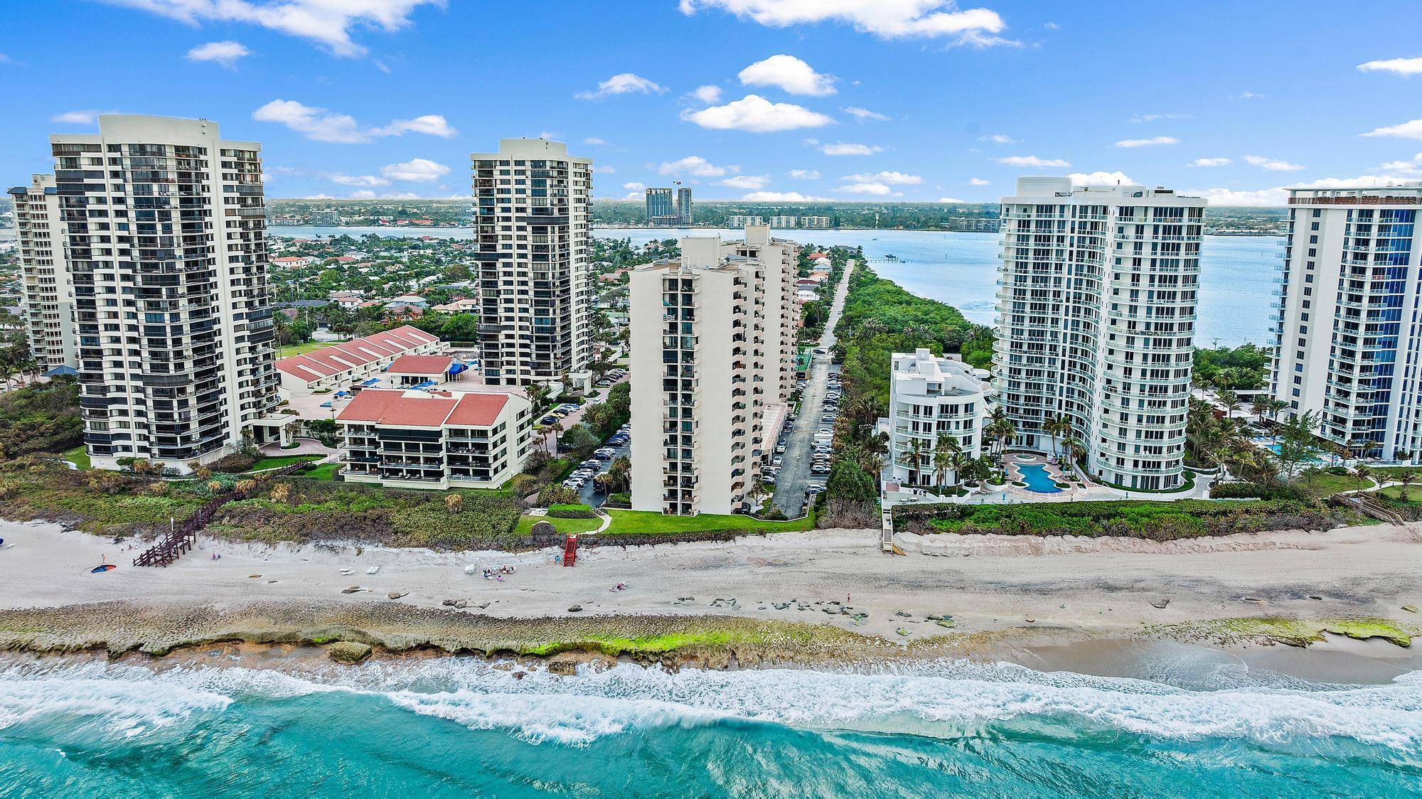 New A C ! Stunning Turn Key Furnished Condo with magnificents views from the Intercoastal and Ocean front, All Updated bathrooms and Kitchen with beautifull porcelain tile floors, Washer Dryer, ...