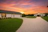Side of the house at Sunset