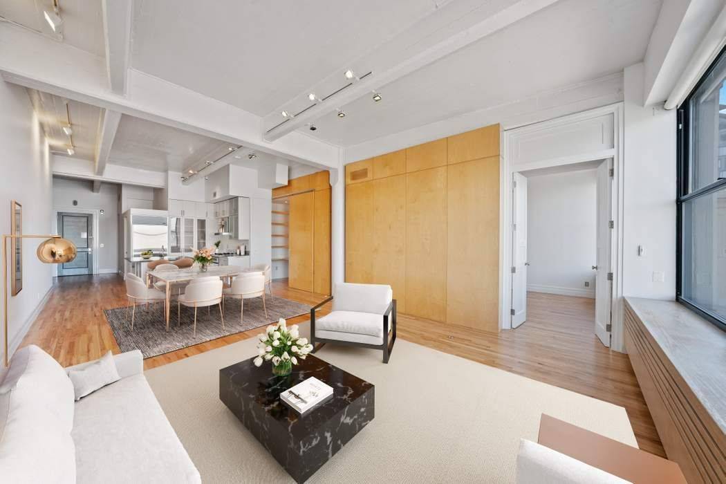 Located in DUMBO's coveted Clock Tower Condominium, sits this approx.