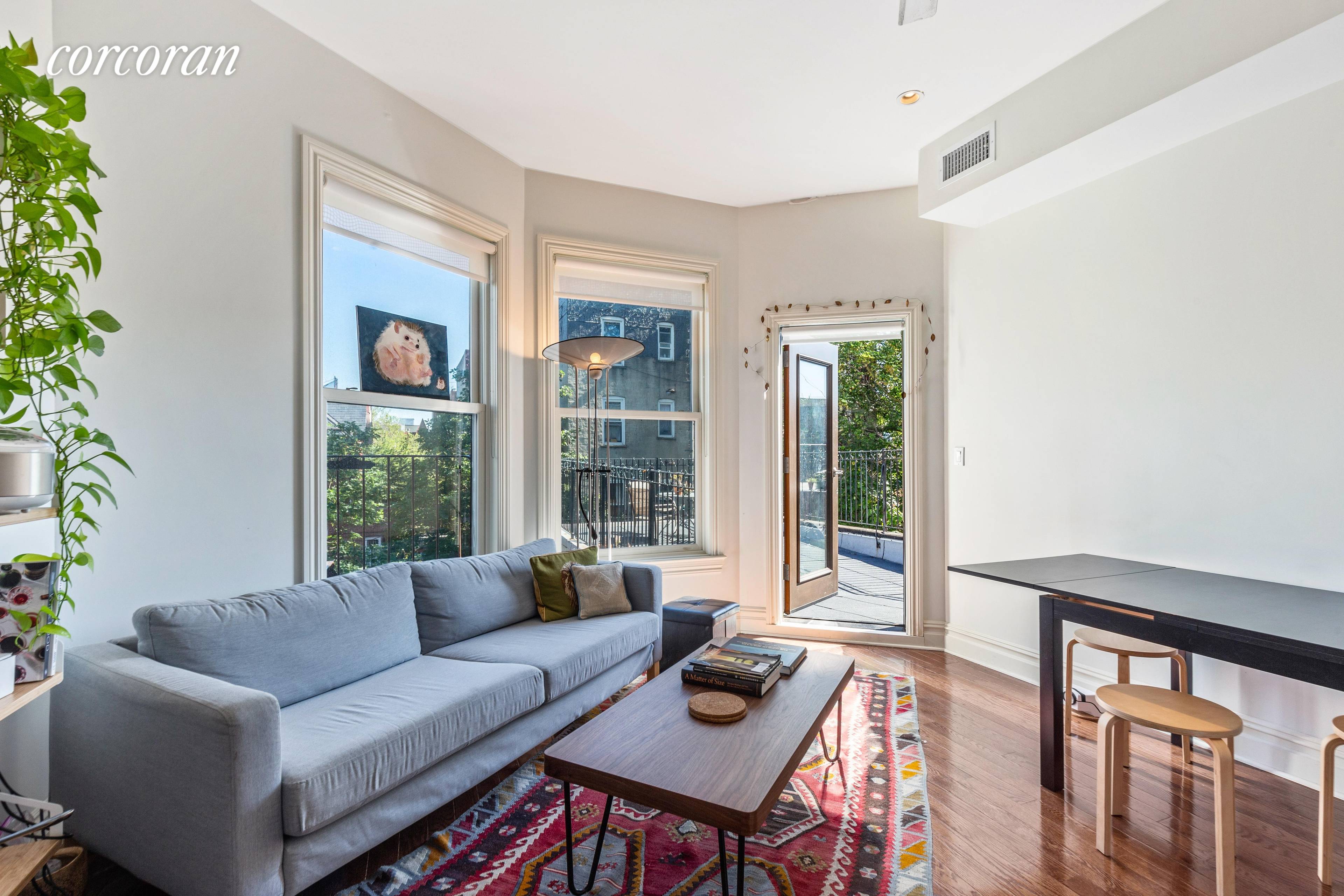 Amazing renovation on a beautiful tree lined block with HUGE PRIVATE OUTDOOR SPACE, it's the modernized brownstone rental you have been searching for !