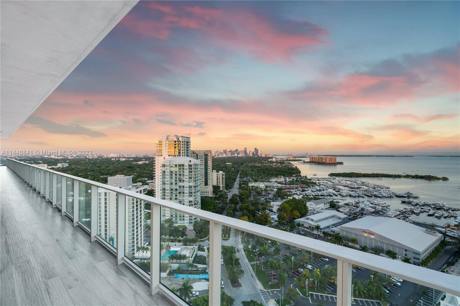 In the heart of Coconut Grove, footsteps away from couture shopping and exquisite dining sits this magnificent, fully furnished 10, 180 square foot penthouse in the sky.